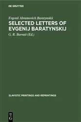Book cover of Selected letters of Evgenij Baratynskij by Evgenii Abramovich Baratynskii