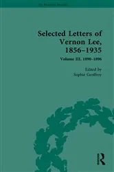Book cover of Selected Letters of Vernon Lee, 1856–1935 by Sophie Geoffroy