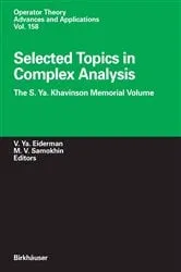 Book cover of Selected Topics in Complex Analysis by Vladimir Ya. Eiderman