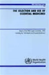 Book cover of Selection and Use of Essential Medicines (14th Model List) by WHO