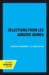 Book cover of Selections From Les Amours Jaunes by Tristan Corbière