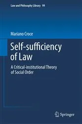 Book cover of Self-sufficiency of Law by Mariano Croce