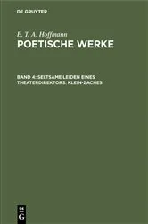 Book cover of Seltsame Leiden eines Theaterdirektors. Klein-Zaches by Walter Wellenstein