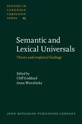 Book cover of Semantic and Lexical Universals by Unknown