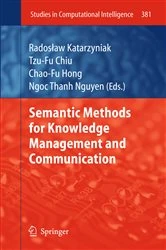 Book cover of Semantic Methods for Knowledge Management and Communication by Radosław Katarzyniak Katarzyniak
