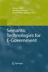 Book cover of Semantic Technologies for E-Government by Tomas Vitvar
