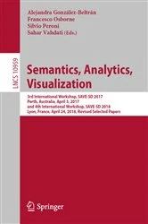 Book cover of Semantics, Analytics, Visualization by Alejandra González-Beltrán