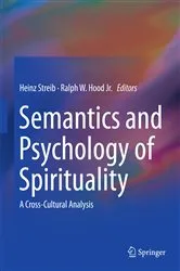Book cover of Semantics and Psychology of Spirituality by Heinz Streib