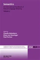 Book cover of Semantics. Volume 3 by Claudia Maienborn