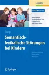 Book cover of Semantisch-lexikalische Störungen bei Kindern by Stephanie Rupp