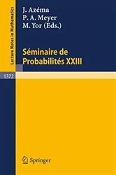 Book cover of Seminaire de Probabilites XXIII by Unknown