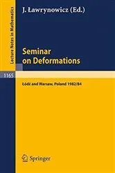 Book cover of Seminar on Deformations by Julian Lawrynowicz