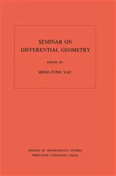 Book cover of Seminar on Differential Geometry by Shing-Tung Yau