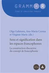 Book cover of Sens et signification dans les espaces francophones by Dan van Raemdonck