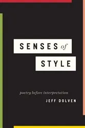 Book cover of Senses of Style by Jeff Dolven