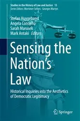 Book cover of Sensing the Nation's Law by Stefan Huygebaert