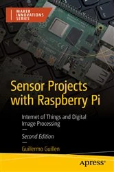 Book cover of Sensor Projects with Raspberry Pi (2nd ed.) by Guillermo Guillen