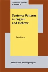 Book cover of Sentence Patterns in English and Hebrew by Unknown
