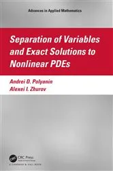Book cover of Separation of Variables and Exact Solutions to Nonlinear PDEs by Andrei D. Polyanin