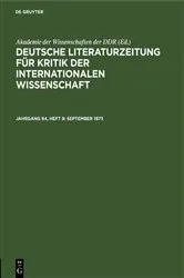 Book cover of September 1973 by Akademie der Wissenschaften der DDR