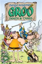 Book cover of Sergio Aragones' Groo: Death and Taxes by Sergio Aragones