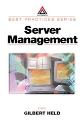 Book cover of Server Management by Gilbert Held