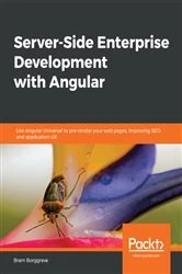 Book cover of Server-Side Enterprise Development with Angular by Bram Borggreve