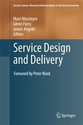 Book cover of Service Design and Delivery by Mairi Macintyre
