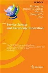 Book cover of Service Science and Knowledge Innovation by Kecheng Liu