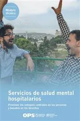 Book cover of Servicios de salud mental hospitalarios by Pan American Health Organization