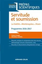 Book cover of Servitude et Soumission - Prépas scientifiques 2016-2017 by Unknown