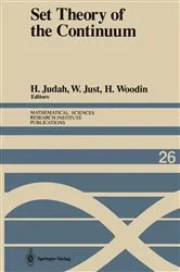 Book cover of Set Theory of the Continuum by Haim Judah