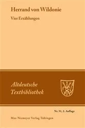 Book cover of [Set Vier Erzählungen] (2nd ed.) by Herrand von Wildonie