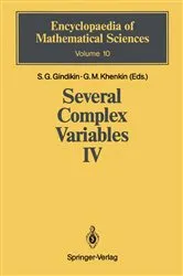 Book cover of Several Complex Variables IV by Unknown