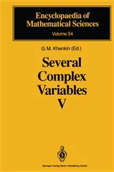 Book cover of Several Complex Variables V by G.M. Khenkin