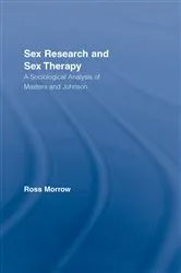 Book cover of Sex Research and Sex Therapy by Ross Morrow
