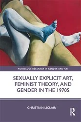 Book cover of Sexually Explicit Art, Feminist Theory, and Gender in the 1970s by Christian Liclair
