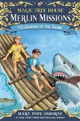 Book cover of Shadow of the Shark by Mary Pope Osborne