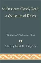 Book cover of Shakespeare Closely Read by Frank Occhiogrosso