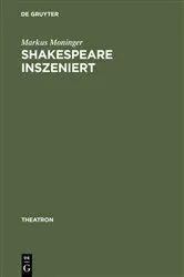 Book cover of Shakespeare inszeniert by Markus Moninger
