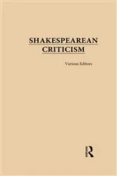 Book cover of Shakespearean Criticism by Various