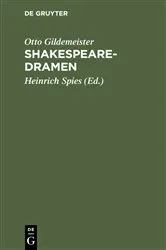 Book cover of Shakespearedramen by Otto Gildemeister