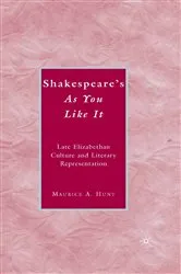 Book cover of Shakespeare’s As You Like It by M. Hunt