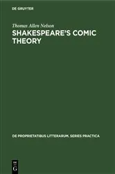 Book cover of Shakespeare’s comic theory by Thomas Allen Nelson
