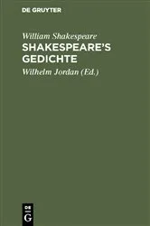 Book cover of Shakespeare’s Gedichte by William Shakespeare