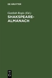 Book cover of Shakspeare-Almanach by Gottlob Regis