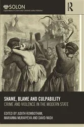 Book cover of Shame, Blame, and Culpability by Judith Rowbotham
