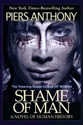 Book cover of Shame of Man by Piers Anthony