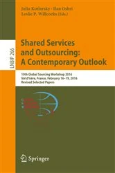 Book cover of Shared Services and Outsourcing: A Contemporary Outlook by Julia Kotlarsky
