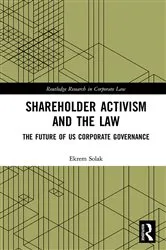 Book cover of Shareholder Activism and the Law by Ekrem Solak